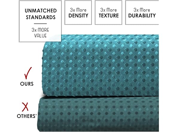 Clara Clark Teal Shower Curtain Set with Blak Caddy