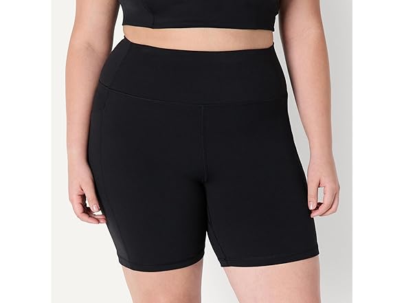 AE Womens Active High Waist 5in Biker Shorts