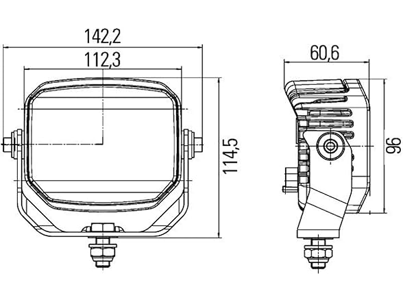 Hella HELLA 1GA 996 288-021 LED-Worklight - P