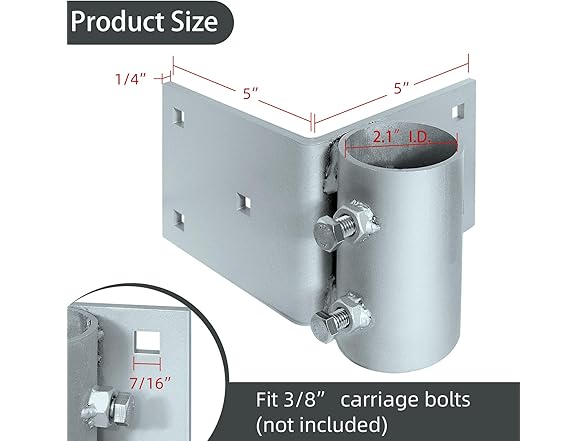 Corner Dock Leg Pipe Holder