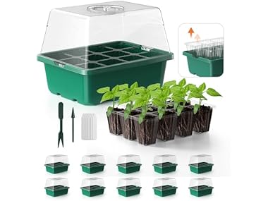 $12.99, Was $26.99, 51% Off! POROLIR 10-Piece Seed Starter Kit dealfomo