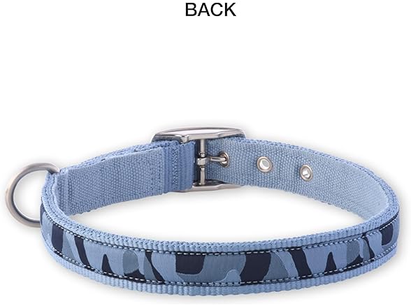 Remy II - The Recycled Ribbon Collar, Navy Camo