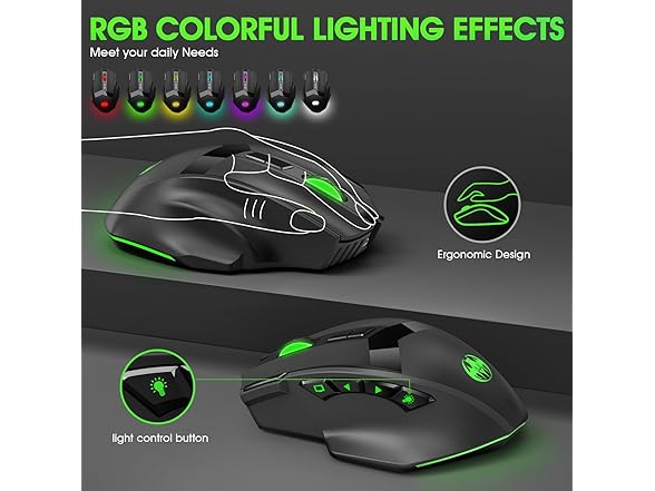 JMNGSHU Wireless Gaming Mouse
