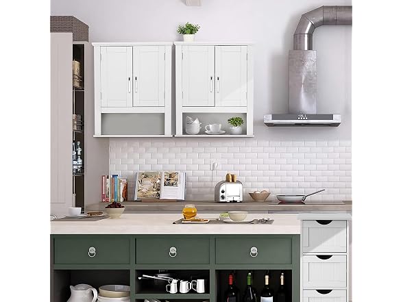 VINGLI Bathroom Wall Cabinet 21"x8.5"x25"
