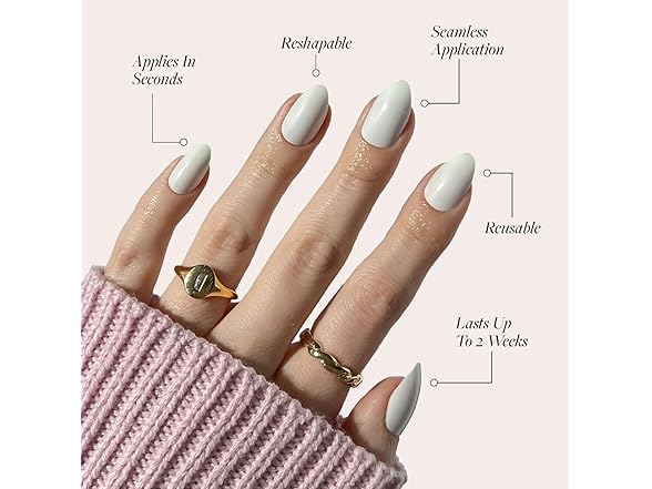 Glamnetic Press On Nails - Angel