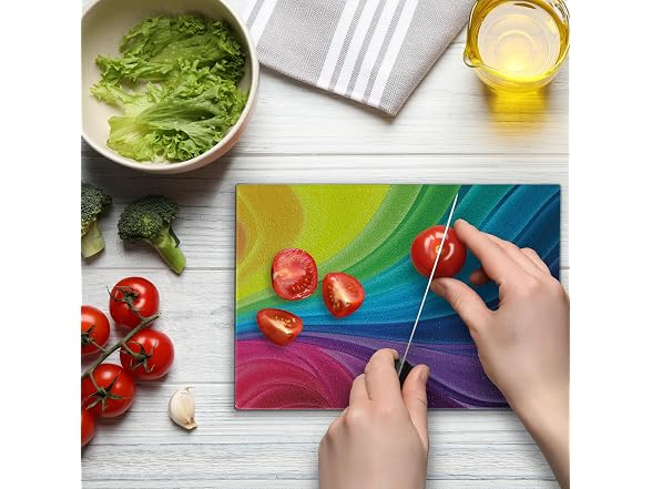 Ambesonne Abstract Cutting Board, Abstract Decor