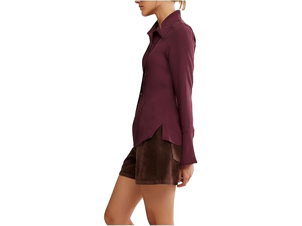 Free People Womens Melrose Top Chocolate