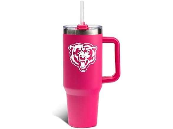 NFL 40oz Pink Game Day Tumbler