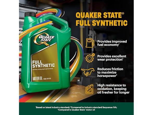 Quaker State 0W-20 Synthetic Oil 5 Quart
