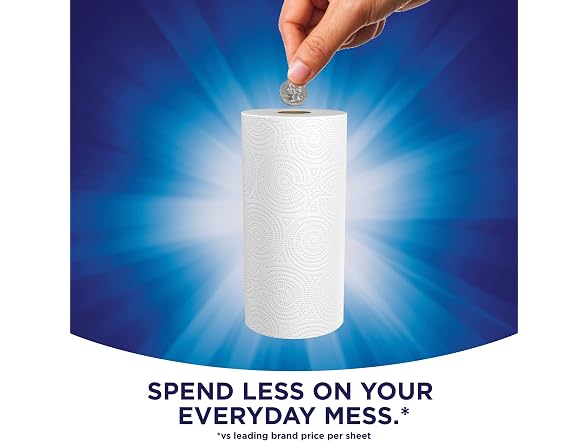 Sparkle Tear A Square Towels 24 Double Rolls