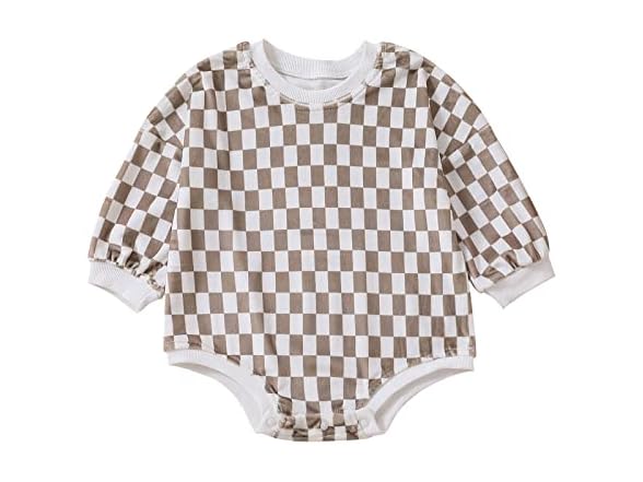 Kayotuas (6-12 MOS) Baby Oversized Long Romper