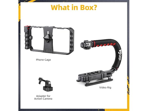 Zeadio Camera Stabilizer for Smartphone or Camera