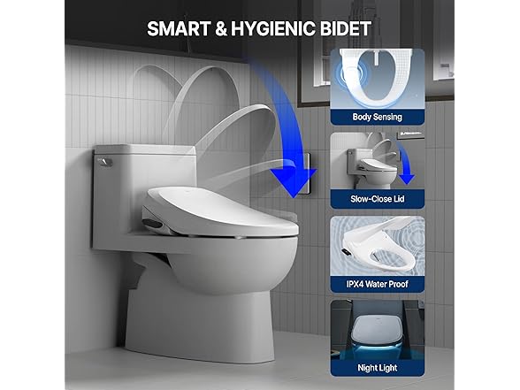 Inus R32 Electronic Bidet - Wireless Remote & Dryer