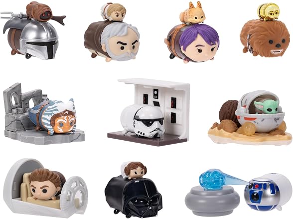 Disney Tsum Tsum Starwars Mini Figures Story Sets