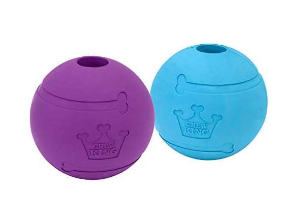 Chew King Dog Fetch Balls, 2 Pack
