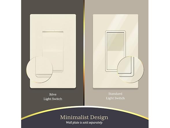 ENERLITES Reve Collection Lighted Decorator Switch