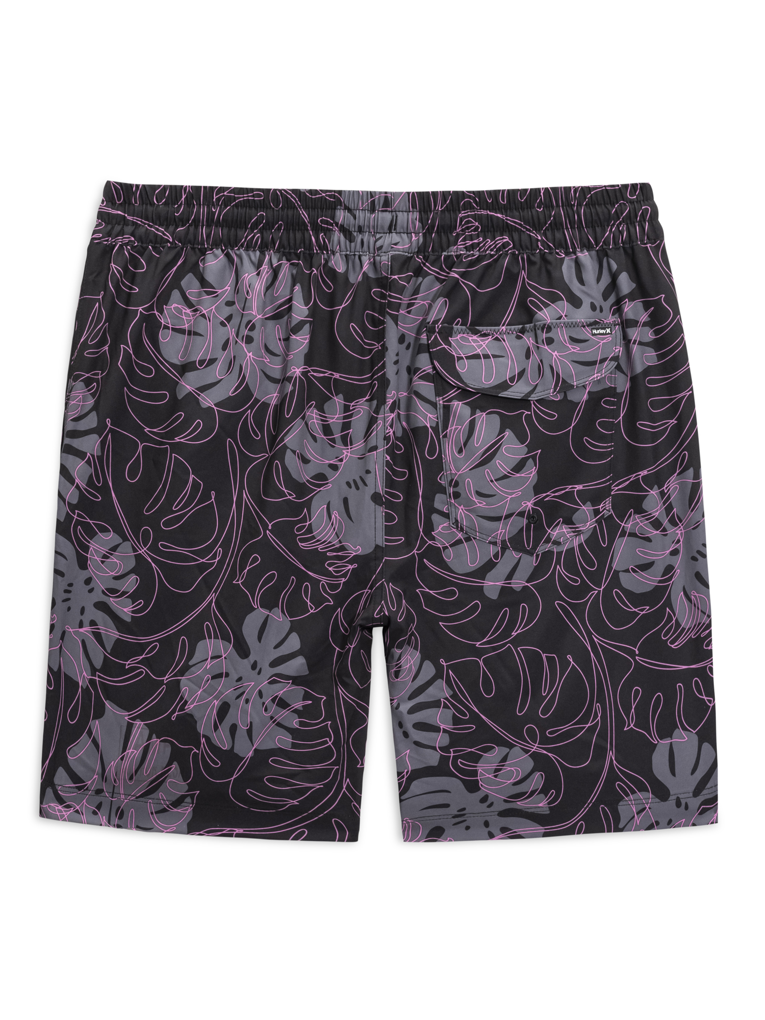 Hurley Men's 2-Toned Leaf Swim Short - Gallery 6
