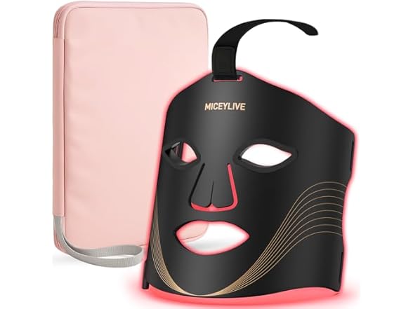 MICEYLIVE Red Light Therapy Mask for Face