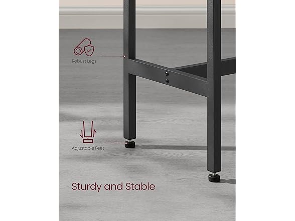 VASAGLE Bar Height Narrow Dining Table