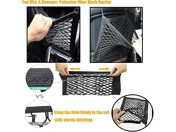 DYKESON Dog Car Net Barrier Pet Barrier