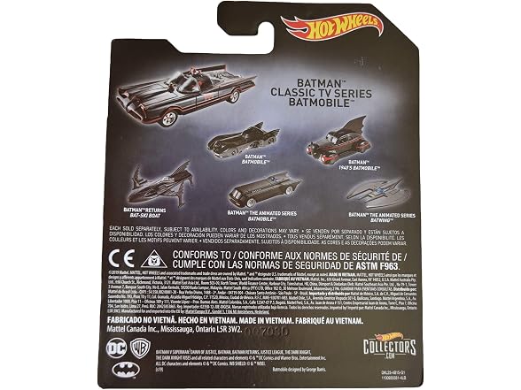 Hot Wheels Batman Classic TV Series Batmobile