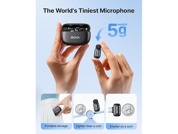 BOYA mini 2 Wireless Lavalier Mic