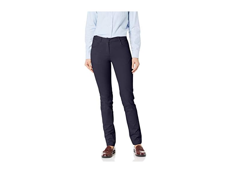 IZOD Junior's Uniform Stretch Twill Skinny Pant, Navy, 15