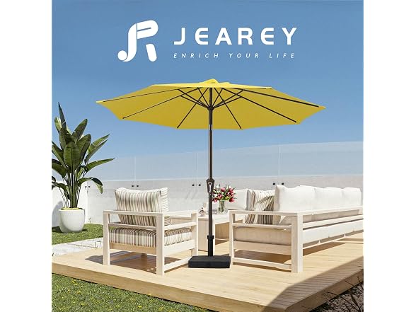 JEAREY 10FT Patio Market Umbrella