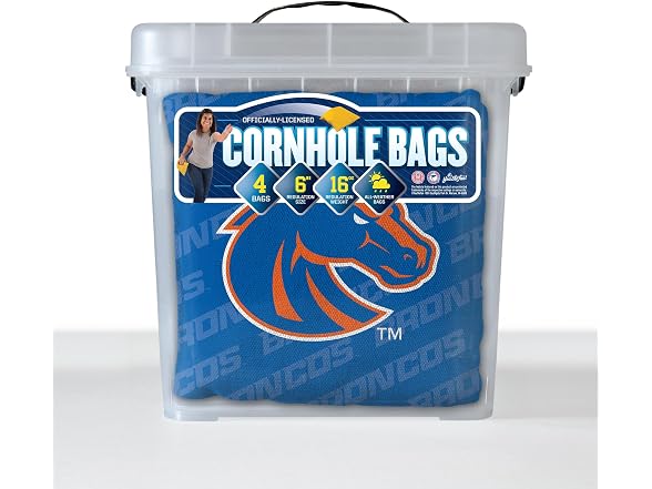 YouTheFan NCAA Cornhole Bags, Set of 4
