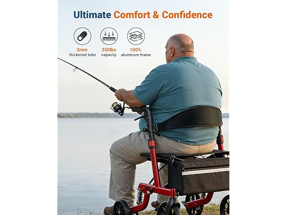 Generic BC1038260598415 Shock-Absorbing Rollator Walke