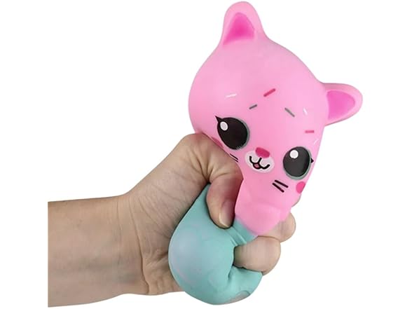 Assorted Color Squish & Stretch Easter Ice Cream Bunny