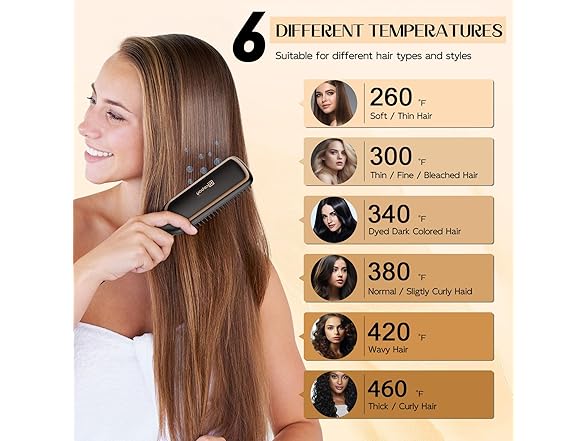 Nicebay Hair Straightener Brush