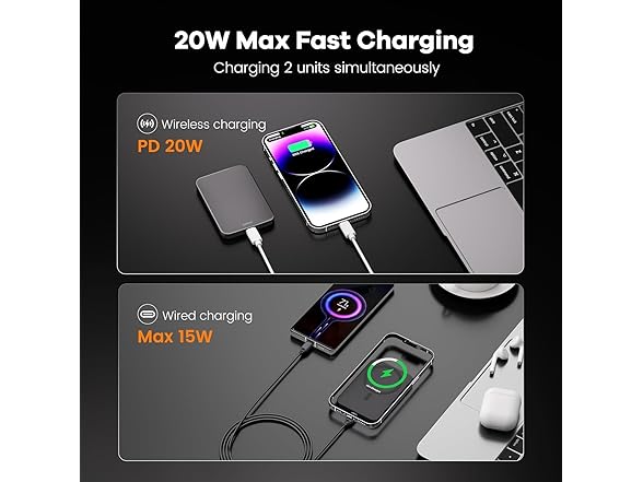 Catmart Titanium Power Bank | 10KmAh | 20W