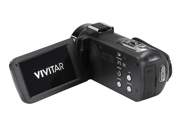 Vivitar 4K Digital Camcorder With 8X Zoom (Refurbished Brown Box)