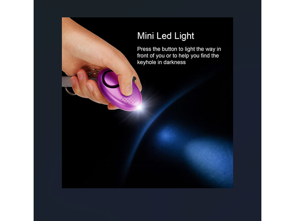 2-Pack Personal Security Alarm Keychain