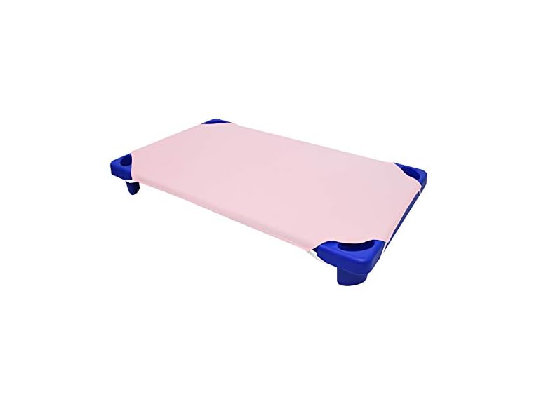 American Baby Company Toddler Cot Sheet 23" x 40" - Soft & Breathable Microfiber Cot Sheet for Daycare and Preschool, Pink