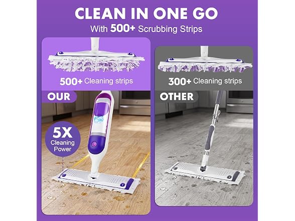 Noelvibe 20pcs Power Mop Refills