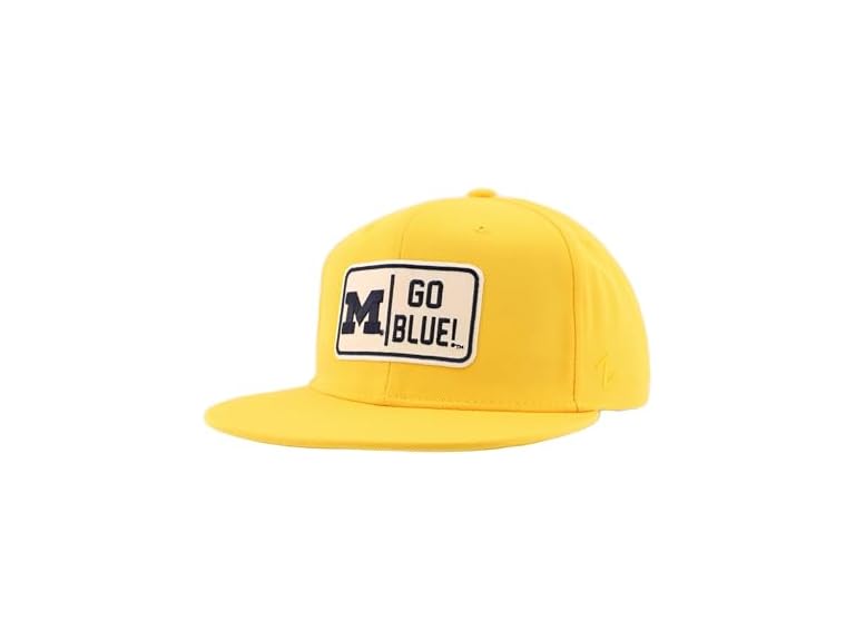 ZHATS Standard NCAA Officially Licensed Hat Flat Snapback Z11 Defer Alternate Color, ,Michigan Wolverines