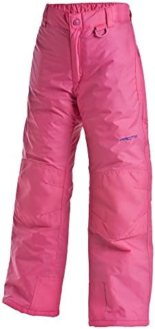 Arctix Kids Snow Pants with Reinforced Knees and Seat, Fuchsia, Medium