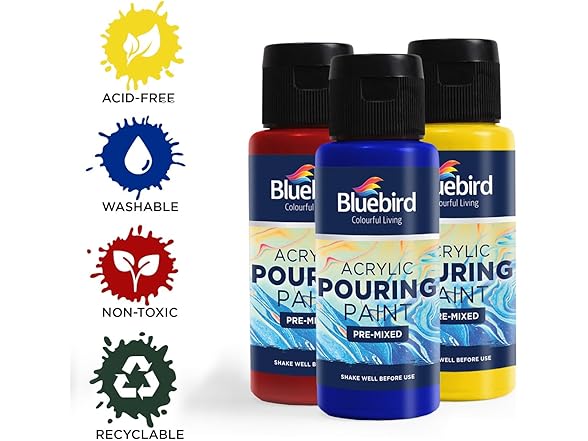 BLUEBIRD Acrylic Pouring Paint