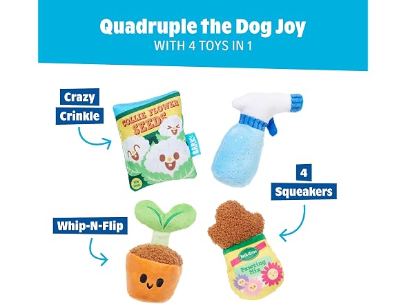 BarkBox Green Paw Starter Kit Dog Toy - Gallery 4