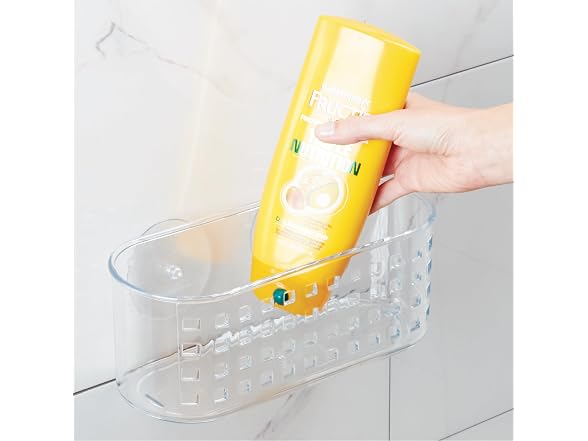 iDesign Hanging Suction Shower Caddy Basket