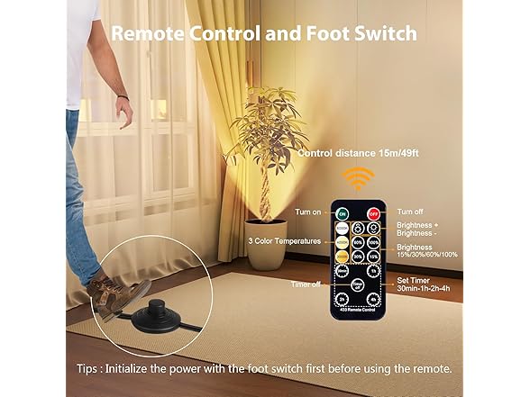 Brightown 2 Pack Uplights Indoor Floor Can Lights