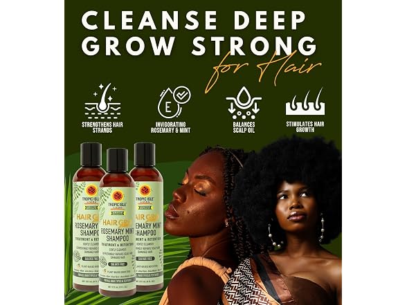 Tropic Isle Living Rosemary Hair Growth Shampoo