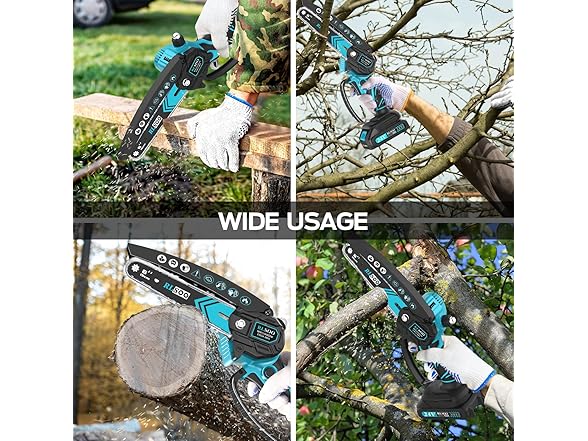 RLSOO 6-Inch Mini Electric Chainsaw