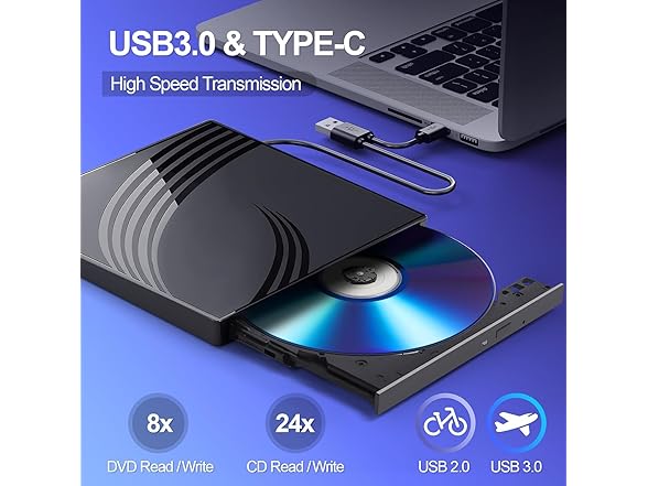 BPAKDU External Optical Drive