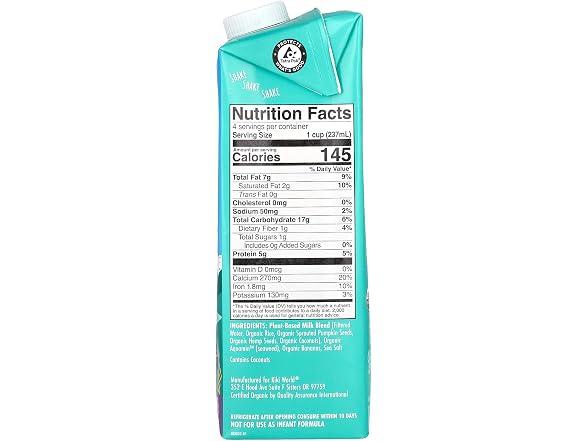 Kiki | Milk Organic Plant-Based 32 fl oz