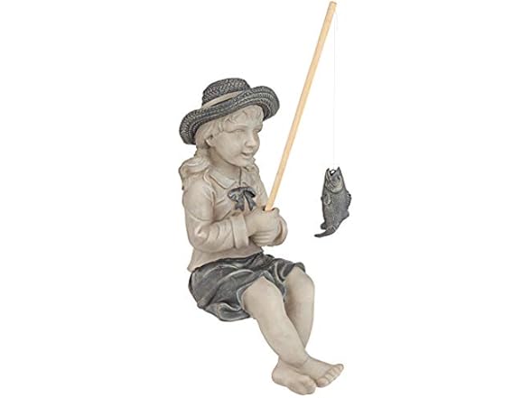 Fisherwoman Nellie Girl Garden Statue