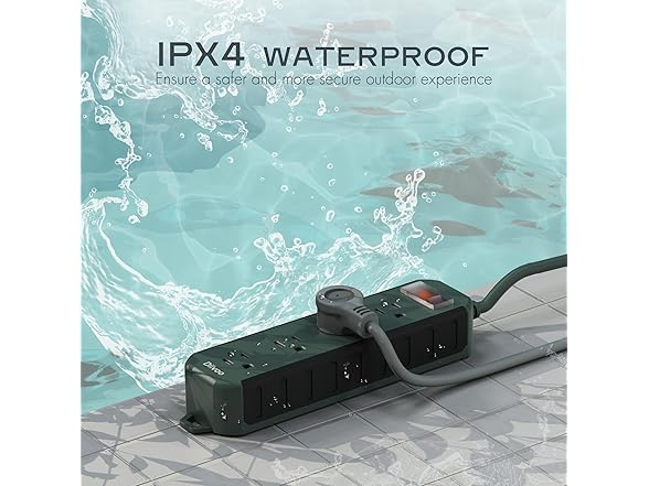 Diivoo Outdoor Power Strip