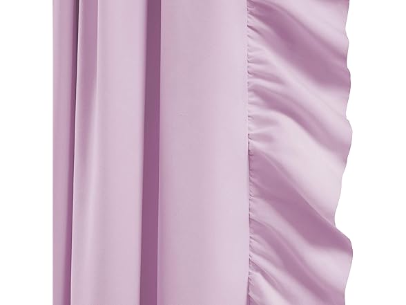 Lush Decor Reyna Ruffle Window Curtain Panel Set